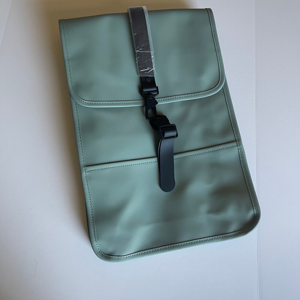 Rains Backpack Mini W3 Haze Waterproof  Minimalist Scandinavian Bag NWT - Picture 4 of 10